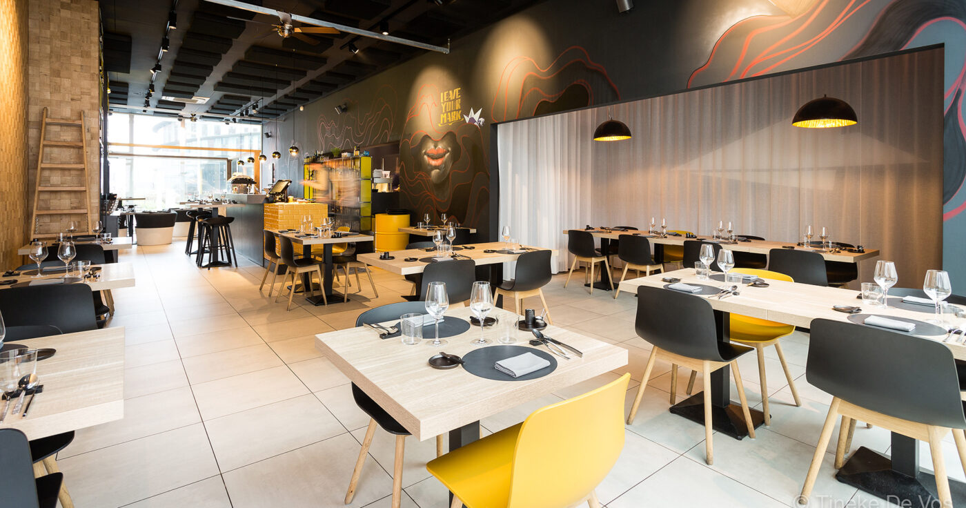 Horeca-inrichting ZAPPAZ, Leuven - Ontwerp Restaurant - Froyen & Zeitler