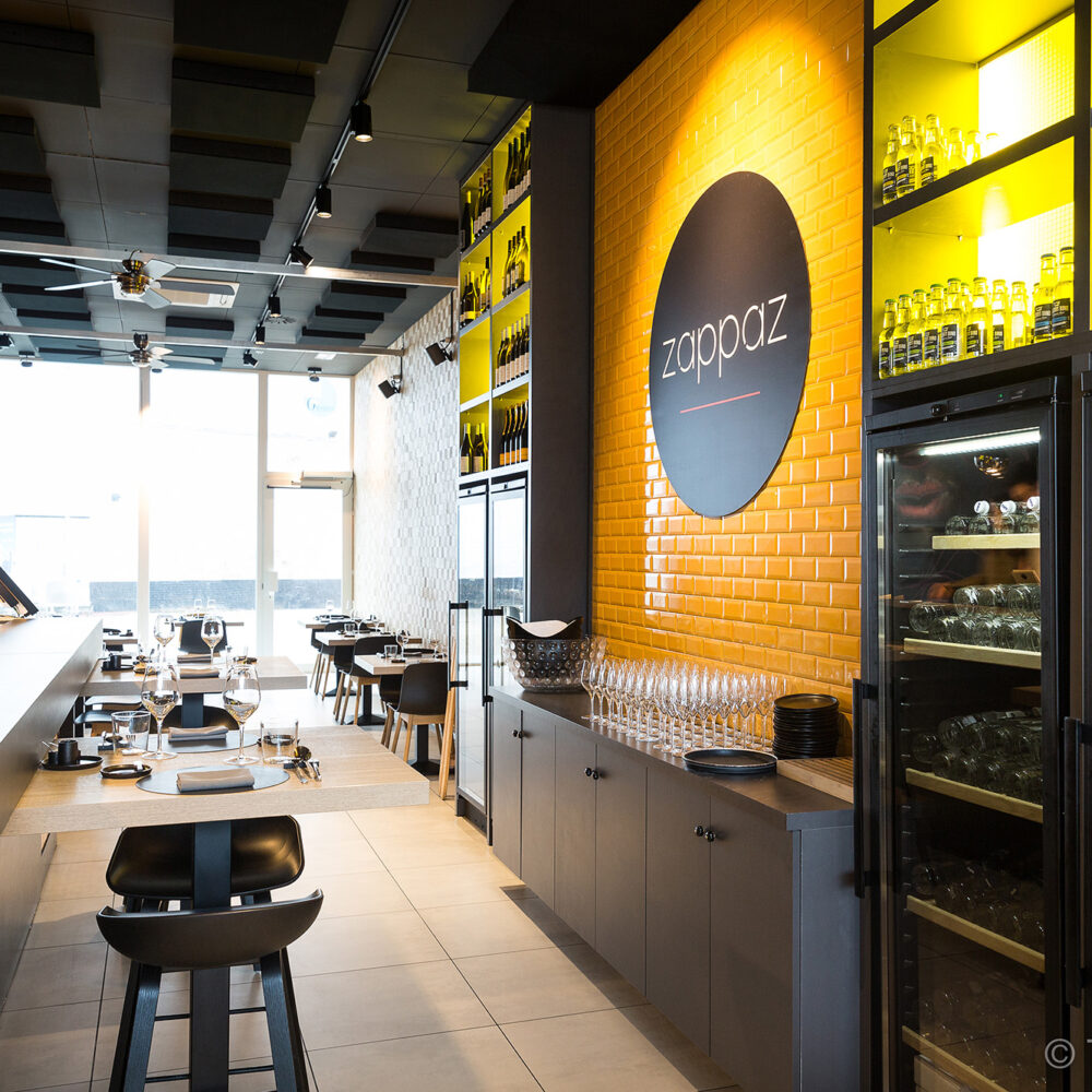 Horeca-inrichting ZAPPAZ, Leuven - Ontwerp Restaurant - Froyen & Zeitler