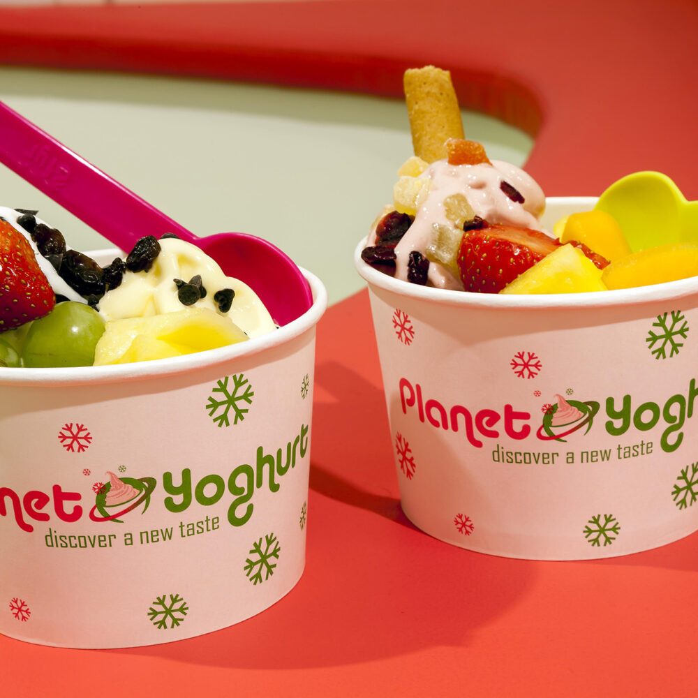 Interieur horecazaak Planet Yoghurt - Winkelinrichting Gent - Froyen & Zeitler