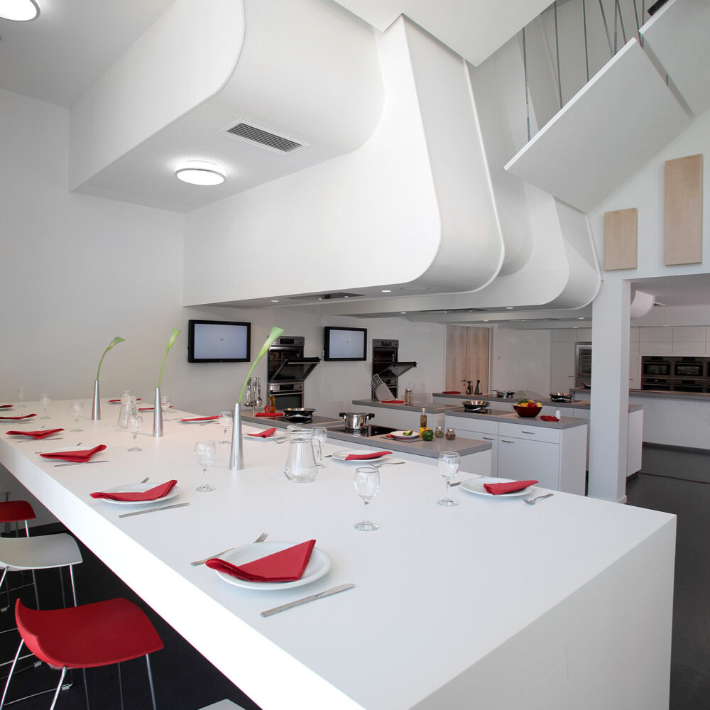 Winkelinrichting Electrolux Experience Center, Evere Brussel - Interieurontwerp Froyen&Zeitler