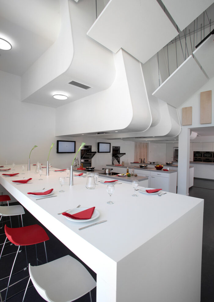 Winkelinrichting Electrolux Experience Center, Evere Brussel - Interieurontwerp Froyen&Zeitler