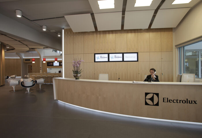 Winkelinrichting Electrolux Experience Center, Evere Brussel - Interieurontwerp Froyen&Zeitler