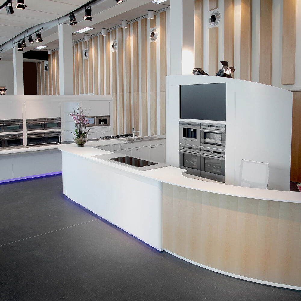 Winkelinrichting Electrolux Experience Center, Evere Brussel - Interieurontwerp Froyen&Zeitler