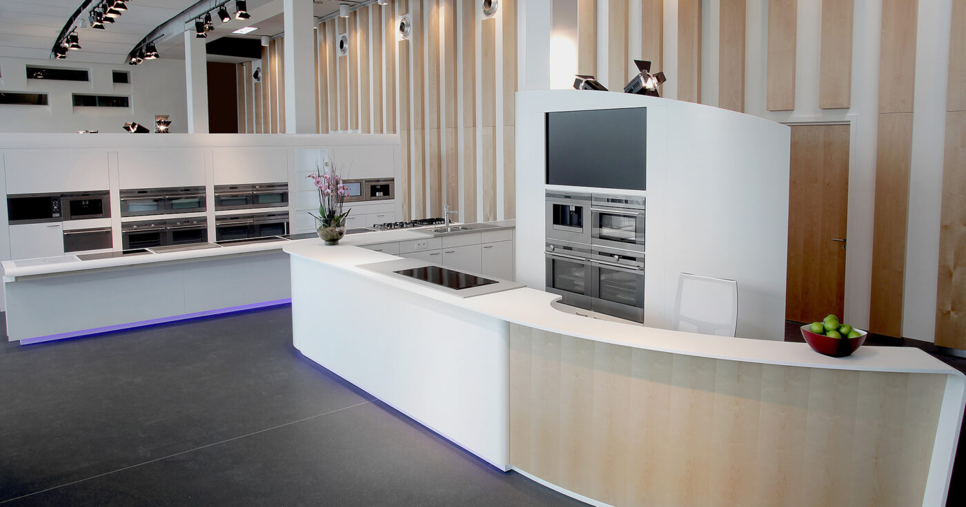 Winkelinrichting Electrolux Experience Center, Evere Brussel - Interieurontwerp Froyen&Zeitler