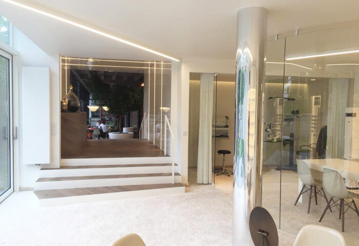 Winkelinrichting Optiek Leuven - Interieur Brillenzaak Verhulst
