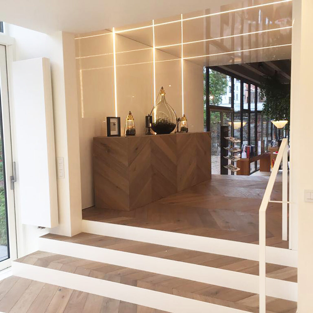 Winkelinrichting Optiek Leuven - Interieur Brillenzaak Verhulst