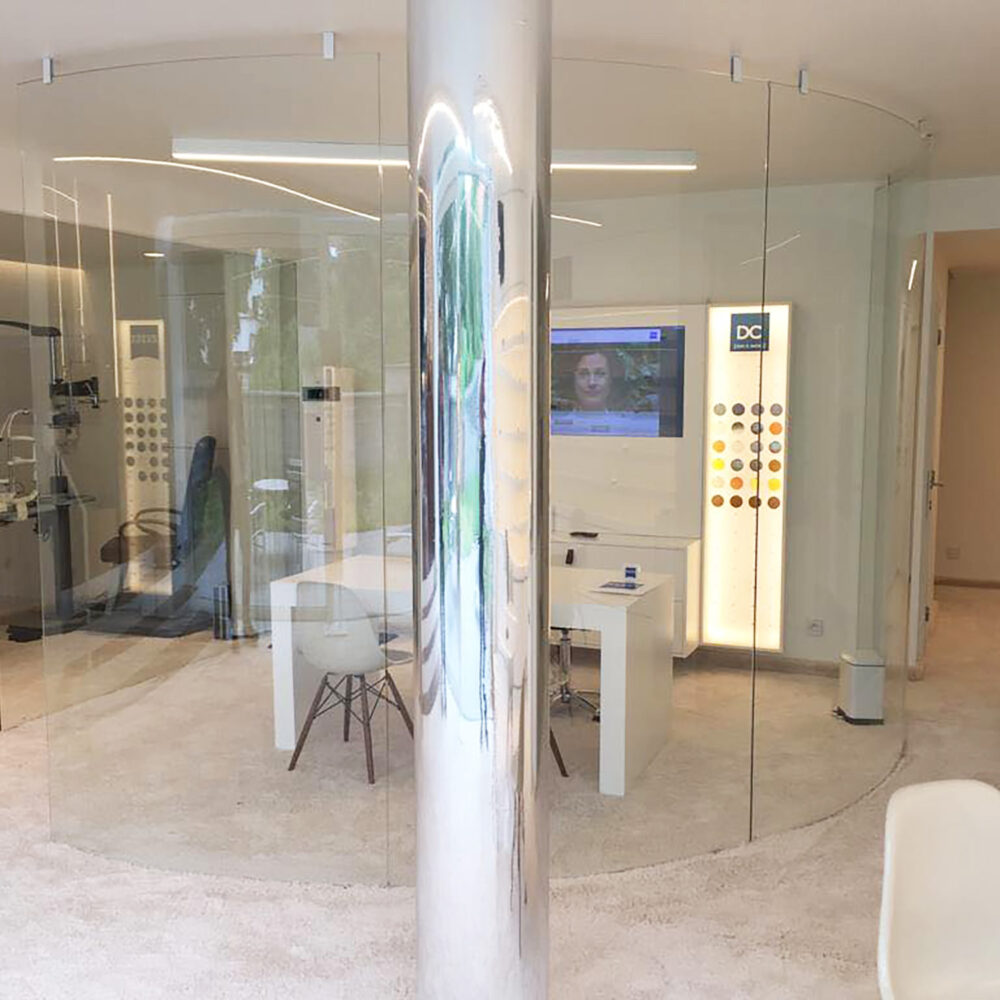 Winkelinrichting Optiek Leuven - Interieur Brillenzaak Verhulst