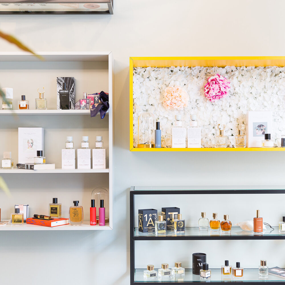 Winkelinrichting Brussel - Winkelinterieur - Inrichting parfumerie winkel Smell Stories