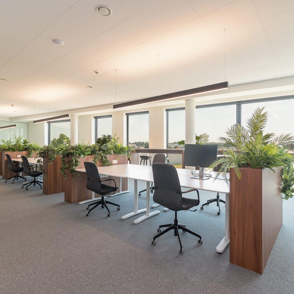 Kantoorinrichting Leuven - Inrichting bureau Acumen - Interieurarchitecten - Froyen & Zeitler