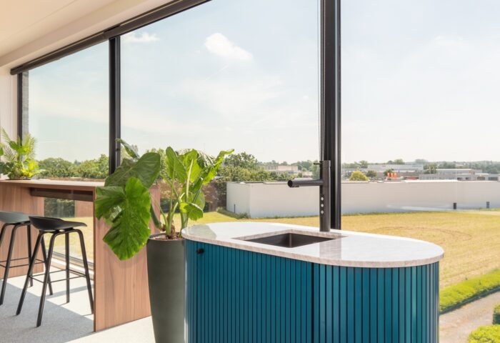 Kantoorinrichting Leuven - Inrichting bureau Acumen - Interieurarchitecten - Froyen & Zeitler