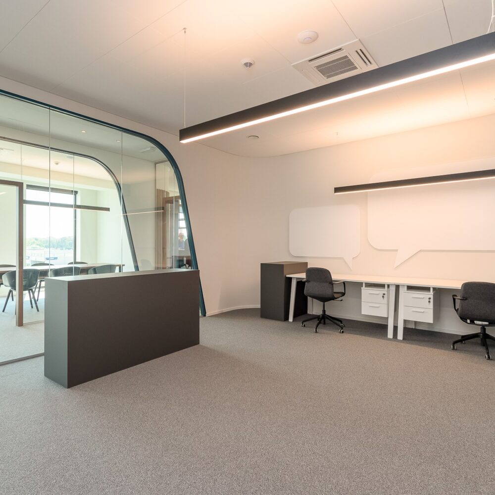 Kantoorinrichting Leuven - Inrichting bureau Acumen - Interieurarchitecten - Froyen & Zeitler
