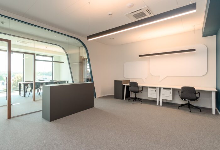 Kantoorinrichting Leuven - Inrichting bureau Acumen - Interieurarchitecten - Froyen & Zeitler