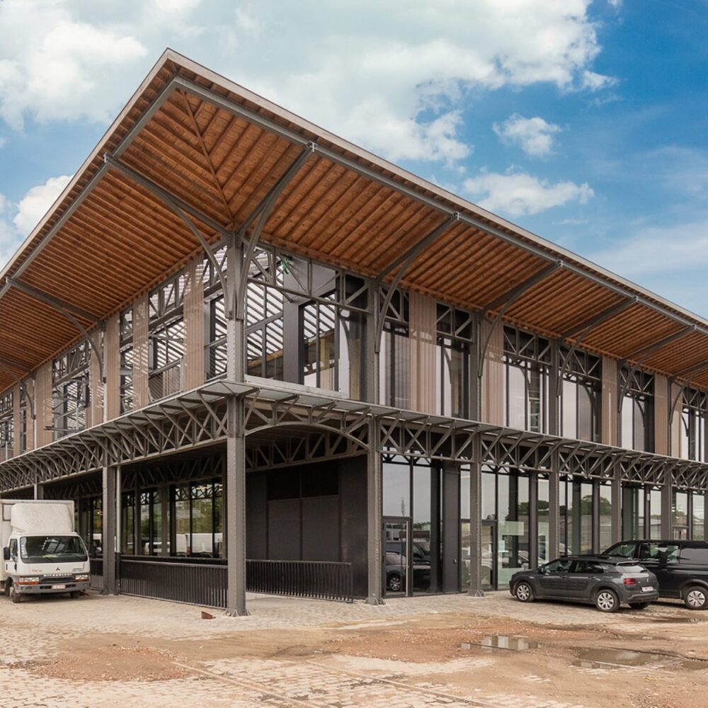 Kantoorinrichting Interieurarchitectuur Triangle Factory Gent