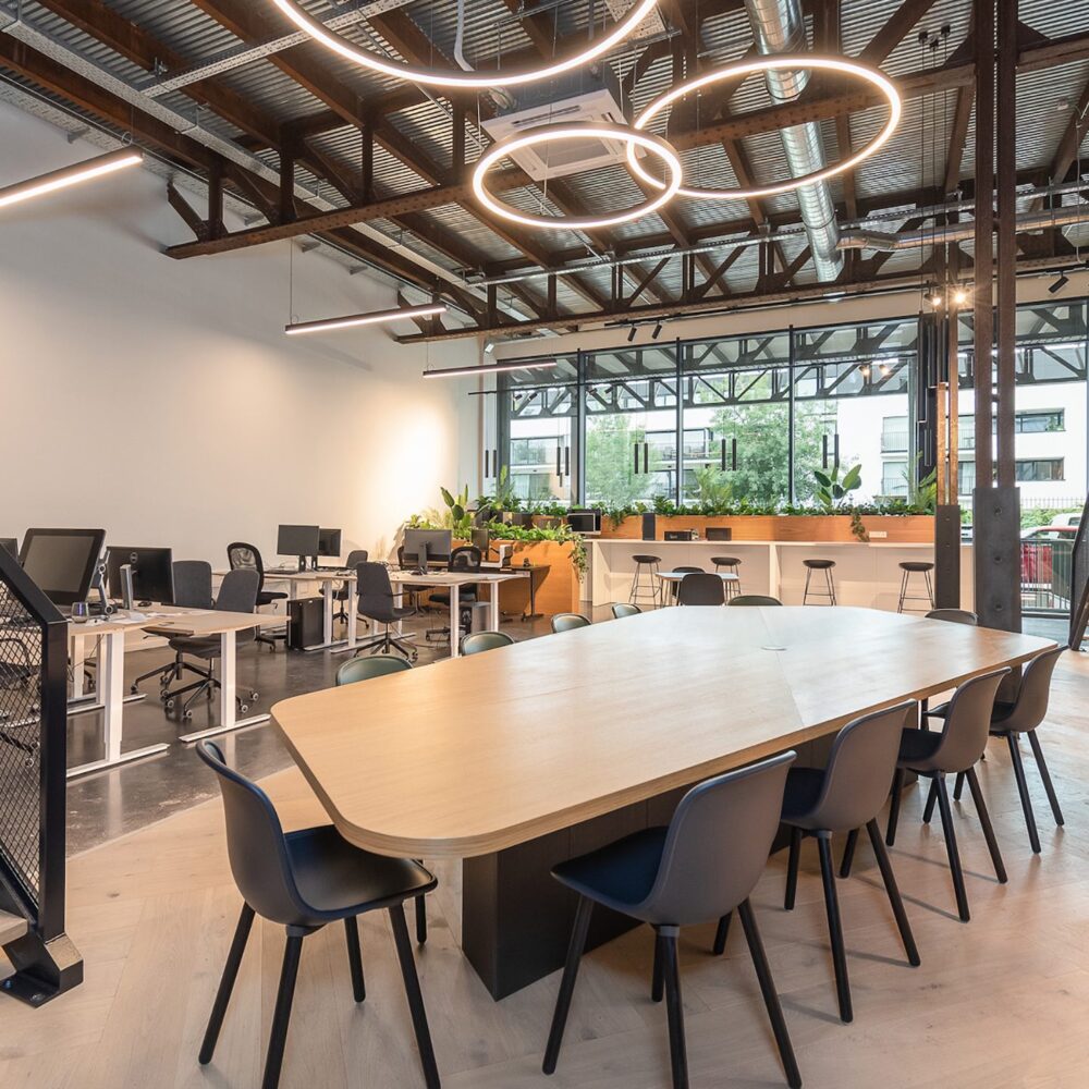 Kantoorinrichting Interieurarchitectuur Triangle Factory Gent