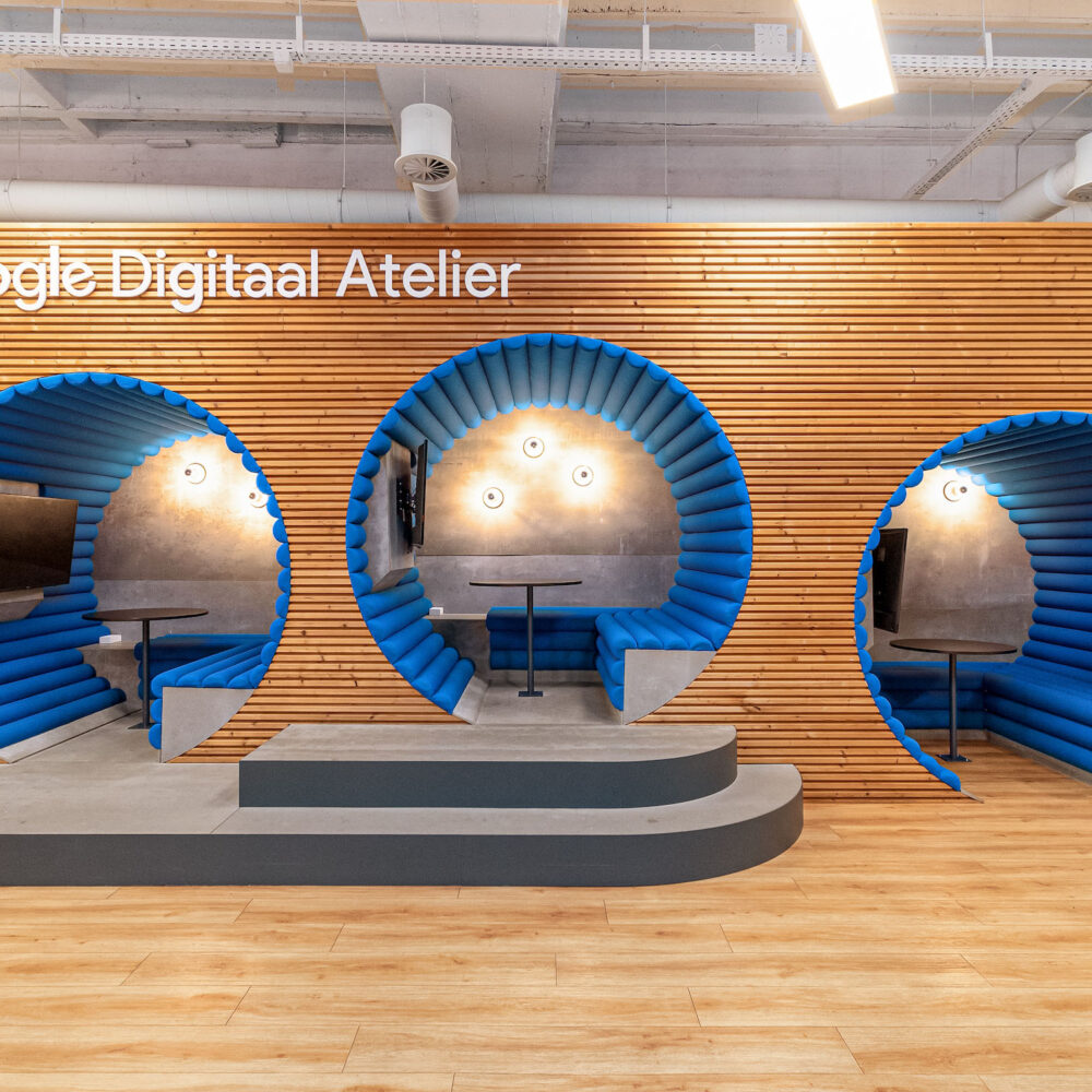 kantoorinrichting Brussel - Inrichting kantoorruimte - interieurarchitect - Google Digital Atelier Belgium