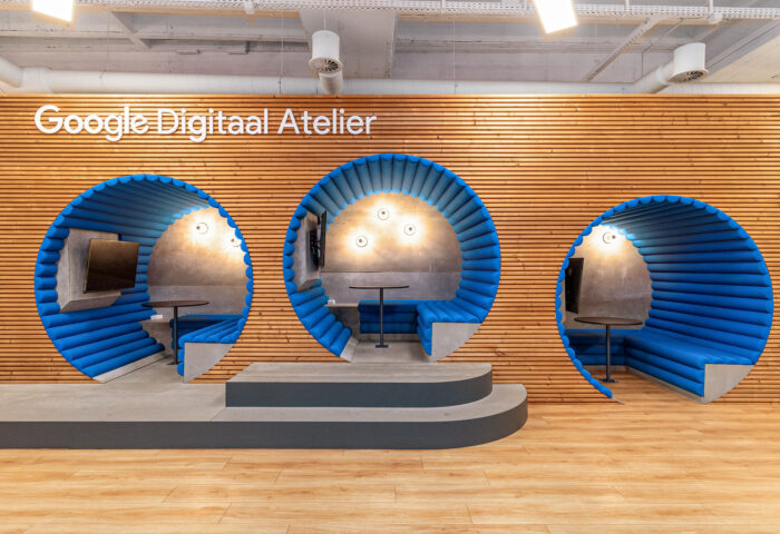 kantoorinrichting Brussel - Inrichting kantoorruimte - interieurarchitect - Google Digital Atelier Belgium